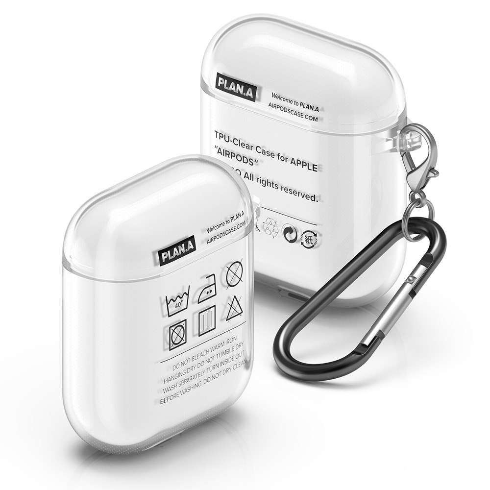 플래나 라벨 시리즈 에어팟 1/2세대 TPU 투명 케이스 9,900원