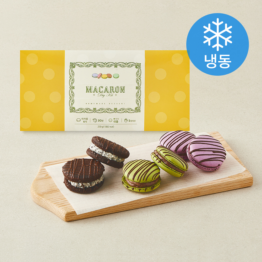 [로켓프레시] NEW! 우리아이 빅 마카롱 만들기 6종 세트 250g (냉동), 1세트 18,900원