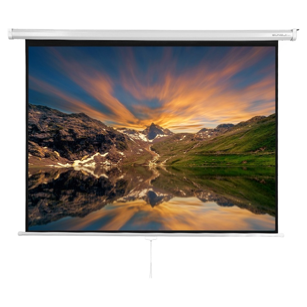 성지 빔프로젝터스크린 반자동 수동 대형 가정용 홈시네마 스크린 53,000원