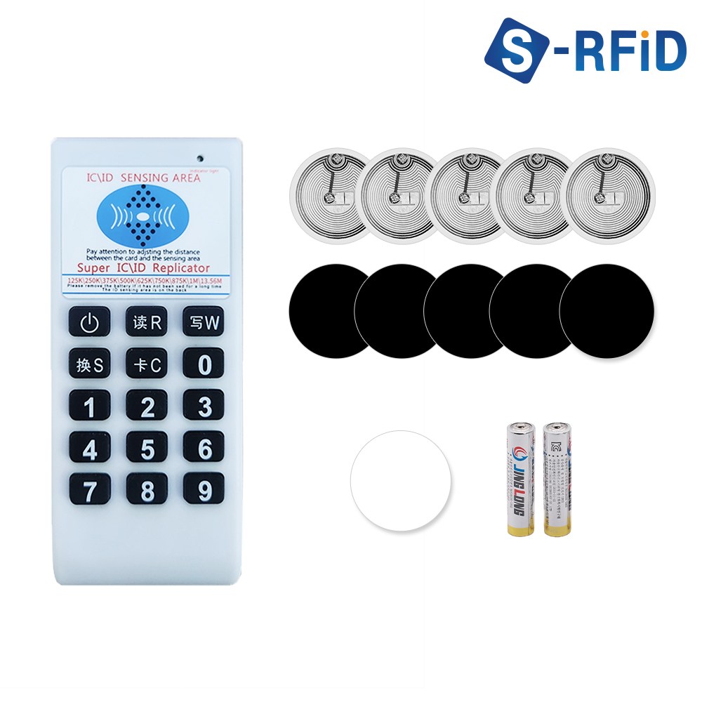 RFID NFC 복사기 카드 공동 현관 도어락 태그 UID 복사 읽기 쓰기 13 56Mhz 125Khz 간편 휴대 복제 리더기, 01.RF 복사기 건전지 포함(No.380), 1개 26,390원