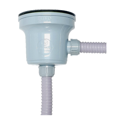 싱크대 대형 배수구세트 스텐거름망 PP덮개 오버호스 45CM 오버플로우선택 하수구트랩, 1개 13,300원