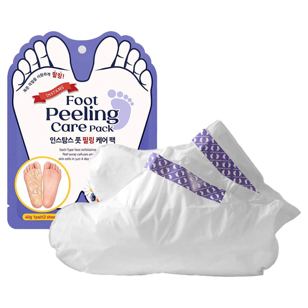 [AC-Mall] 베리콤플렉스 성분 발각질 녹이는 풋팩/인스탐스 풋 필링 케어/피부 저자극 풋케어 발뒤꿈치각질제거 풋스파 풋크림, 40g, 12개, 2개입 54,800원