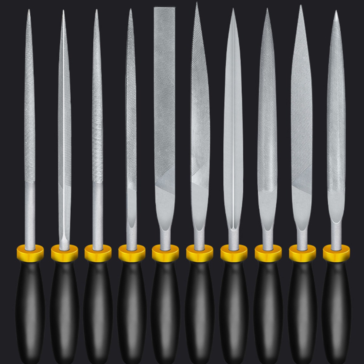 유스툴 쇠줄 야스리 연마 줄 세트 180mm 10P, 1개 11,500원