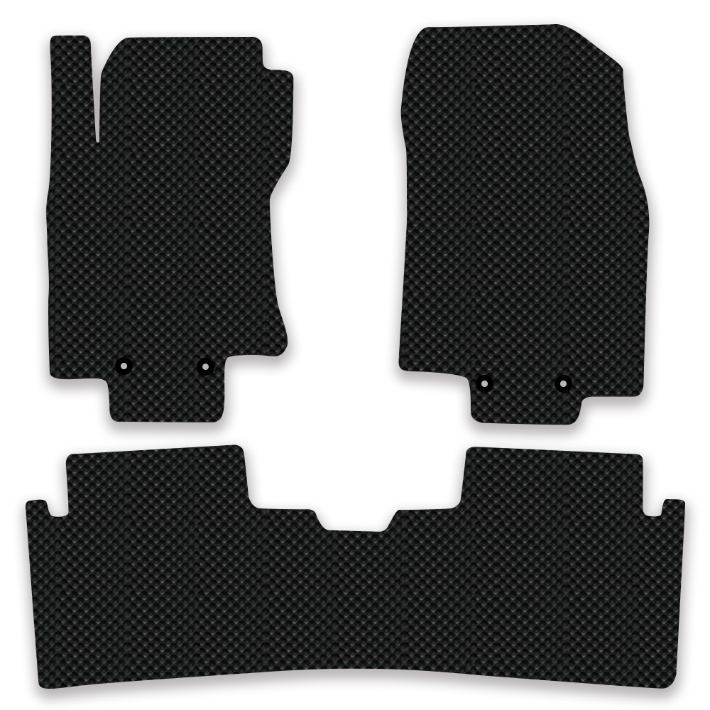 DXSOAUTO QM6 (2016~) 전용 3D 엠보싱 차세대 고무매트 1열2열 세트, 블랙, 215 QM6 59,000원