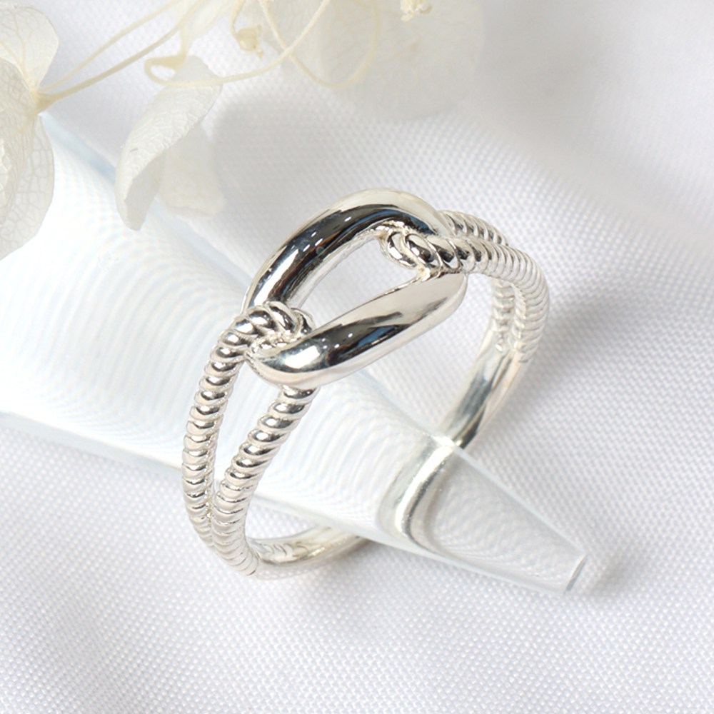 오로프 고퀄리티 순은 S925 루프 링크 심플 가드링 실버 데일리 볼드 여성 반지 5호~23호 (S5700R) 64,200원