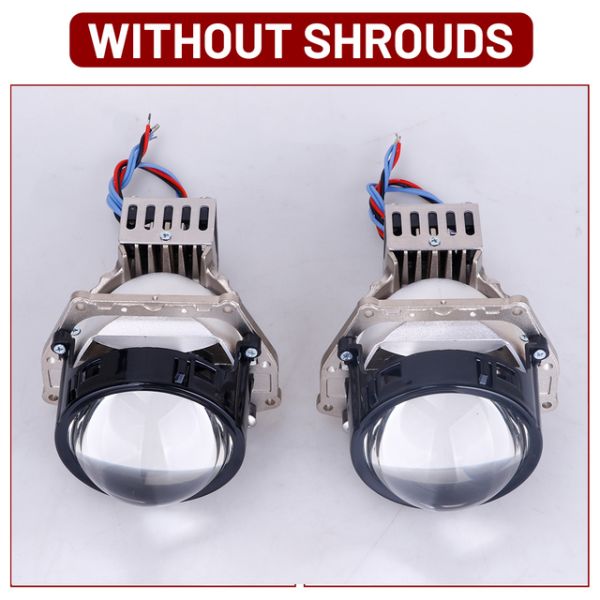 자동차 전조등 HID 헤드 램프 바이오 H7 LED 라이트 3 인치 Bi 프로젝터 렌즈 헬라 3R G5 6000K 자동 160W 40000LM 조명 개조 키트 하이퍼볼로이드 레이저 104,200원