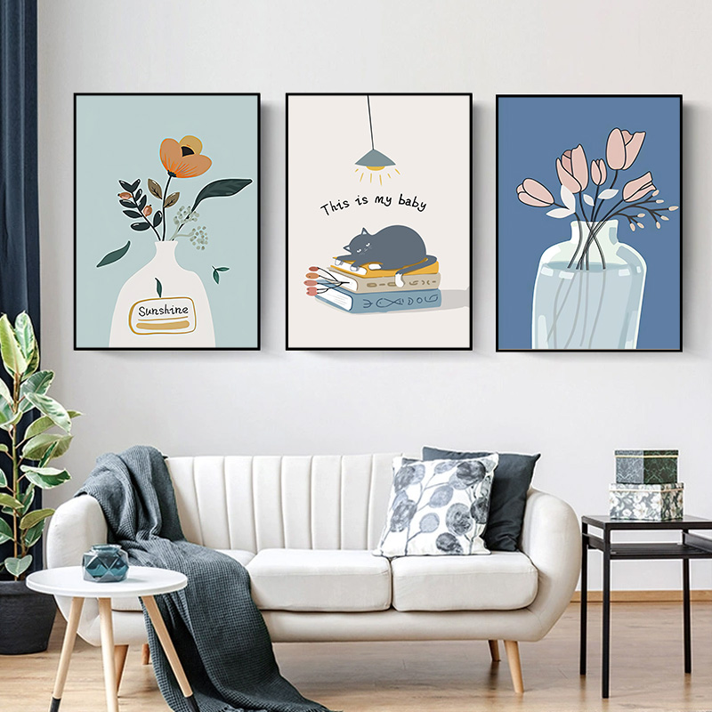 스피세프 이쁜 거실 인테리어그림 거실벽 꾸미기 그림 3종세트 24,900원