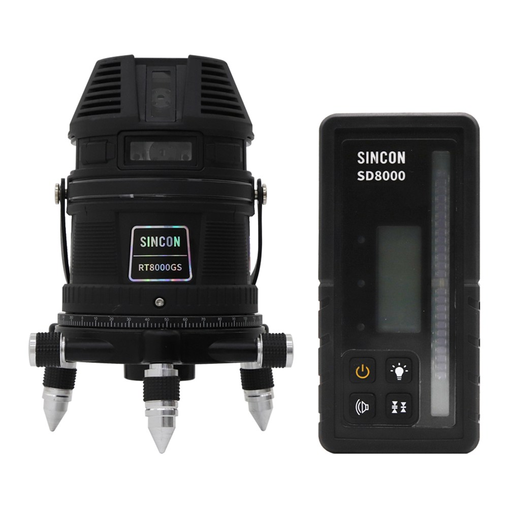 수광기SD8000 포함SET구성 전자센서 4V4H1D 5P 6배밝기 라인 레이저 레벨기 자동 ASLAN 577,500원