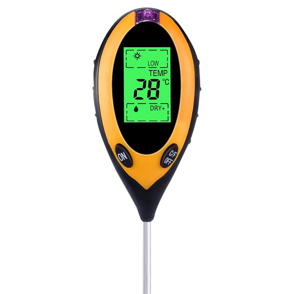 4in1 디지털 토양 수분측정기 PH 산소 온도 조도 토질 미터 9,980원