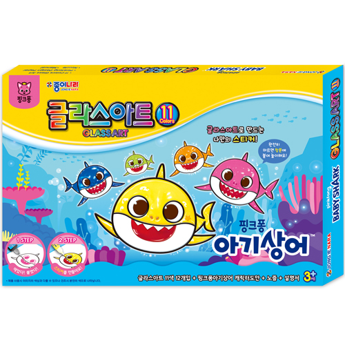 종이나라 핑크퐁 아기상어 글라스 아트 11색 데코 용품 8,580원