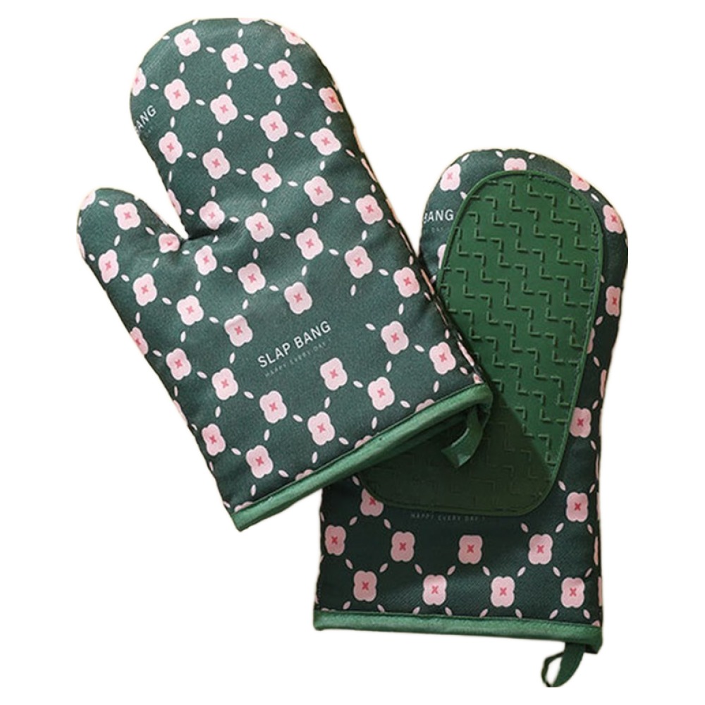 존글로벌 실리콘 오븐 장갑 양손착용 세트, 딥그린, 1세트 6,990원