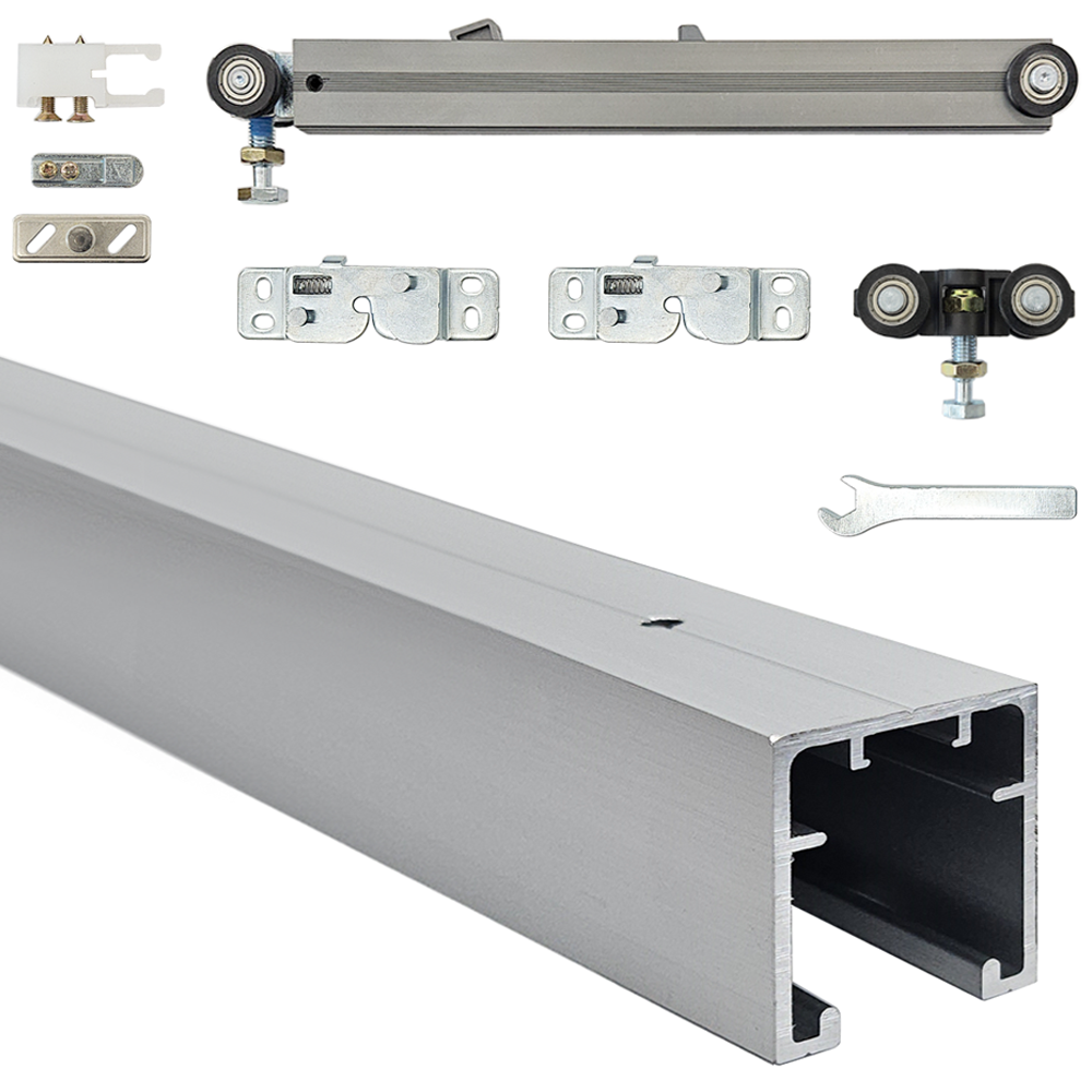 국산 고급형 댐퍼 부드러운 슬라이딩도어 2M레일 롤러세트 미닫이문 중문 레일로라, 1세트 85,000원