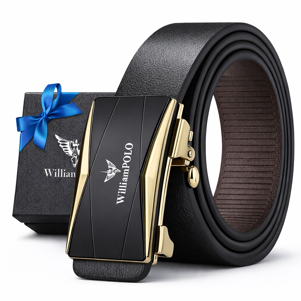 선물포장 남성용 명품 가죽 정장벨트 자동버클 + 워런티카드증정 36,000원
