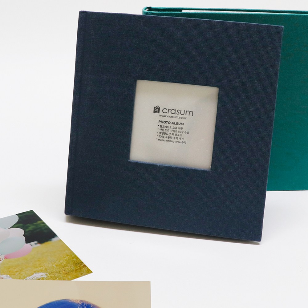5x7 사진앨범 50장 포켓식 포토앨범, 로얄차콜 11,800원
