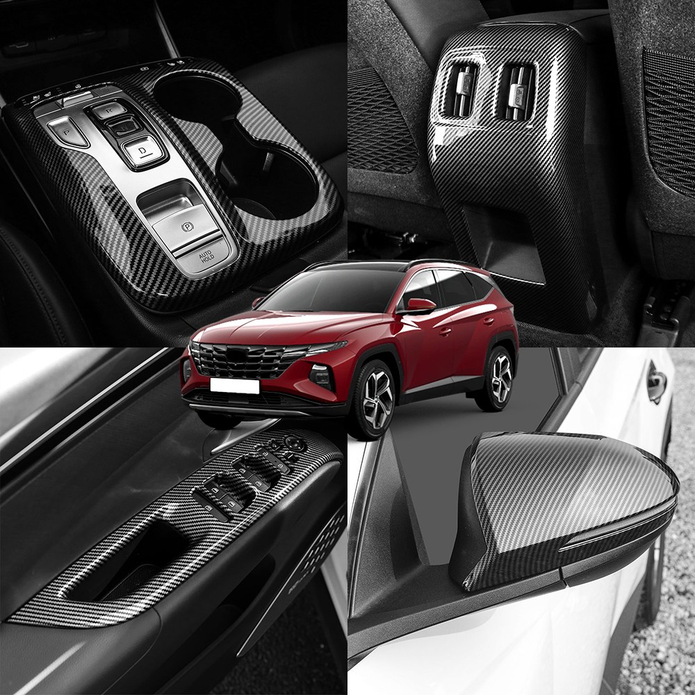 카스타 호환 디 올뉴 투싼 NX4 튜닝 사이드미러 카본 몰딩 기스 오염 방지 커버 용품 38,500원