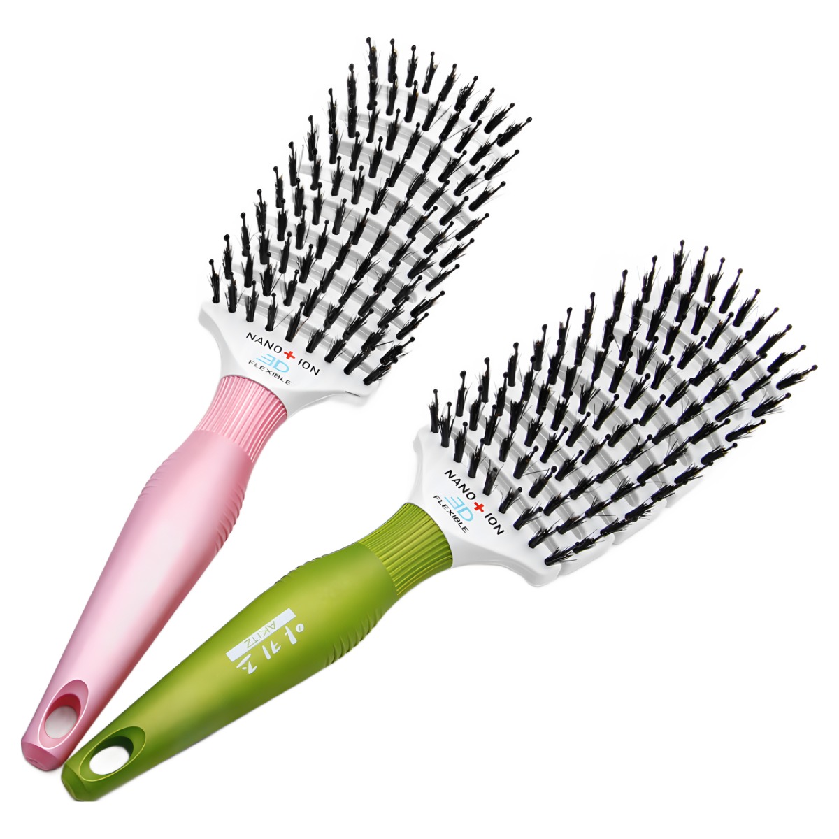 아키즈 3D 플렉서블 브러쉬 긴머리 엉킨머리 두피케어 모발윤기, 3개, 3D브러쉬 그린(대) 60,000원