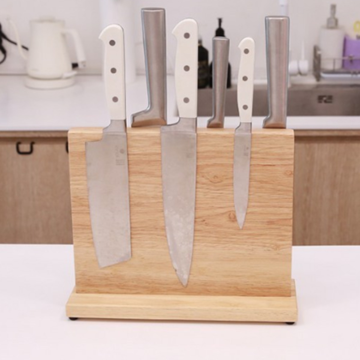 이놀 wood 자석 칼걸이 2세대 주방 칼꽂이 보관 거치대 26,700원