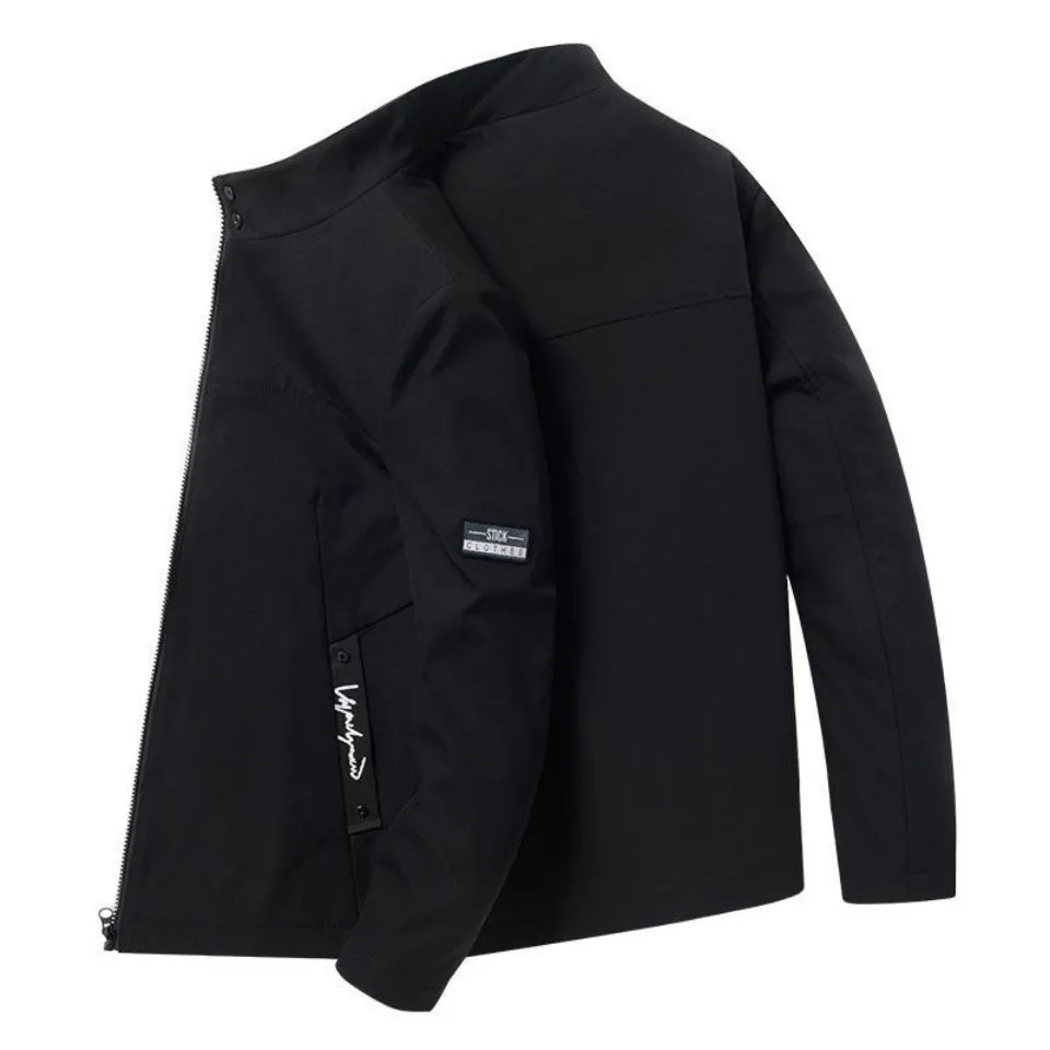 녕동 남성 봄가을 자켓 하이넥 캐주얼 아웃도어 바람막이 집업 점퍼 33,700원