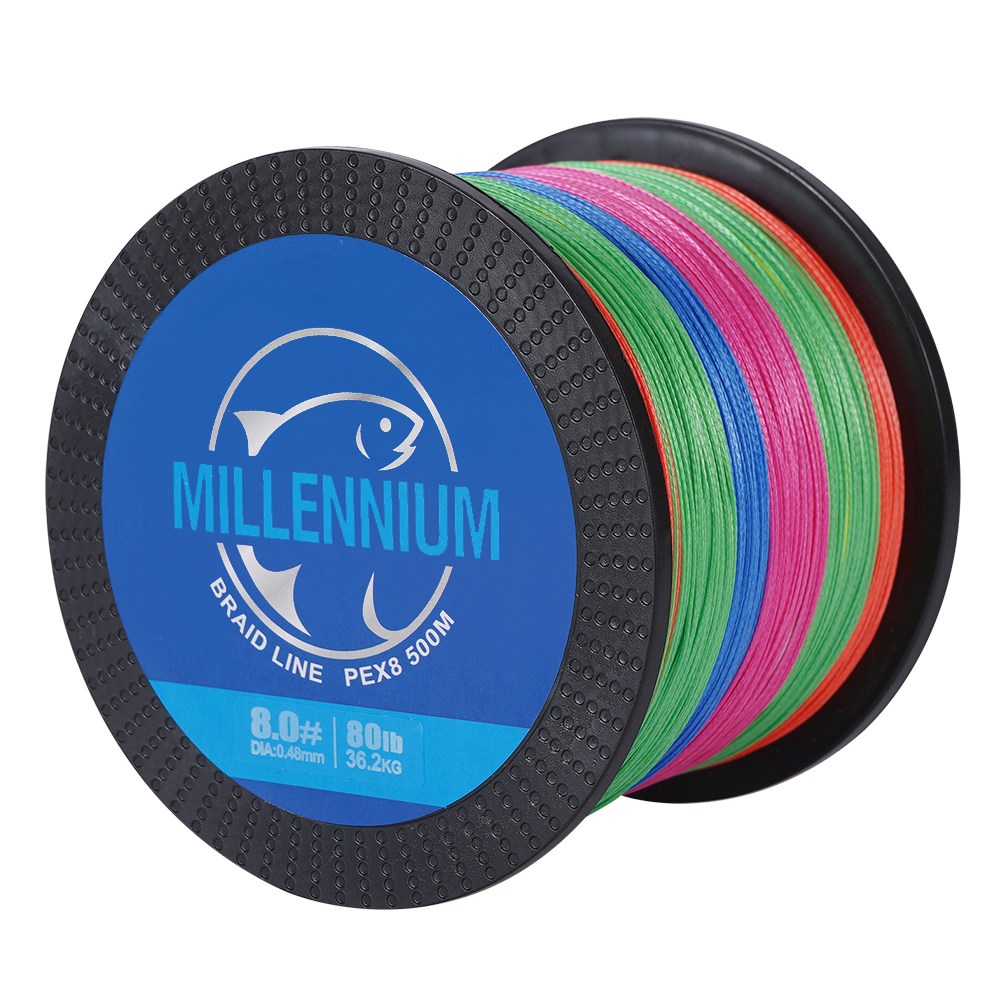 밀레니엄 PE 라인 합사줄 8합사 500M 낚시줄, 오색, 1개, 현재가 18,900원