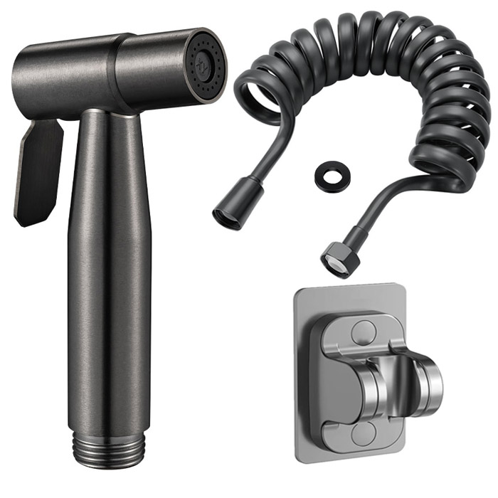 스테인레스 욕실건 + 코일호스 3m + 부착거치대 세트 10,900원