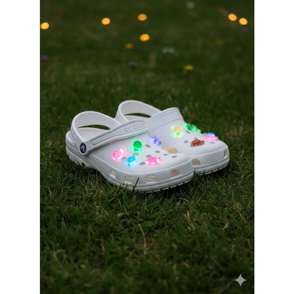 발광 거북이 신발 꾸미기 DIY 참 10개 세트, 1개, 야광거북이 5,890원