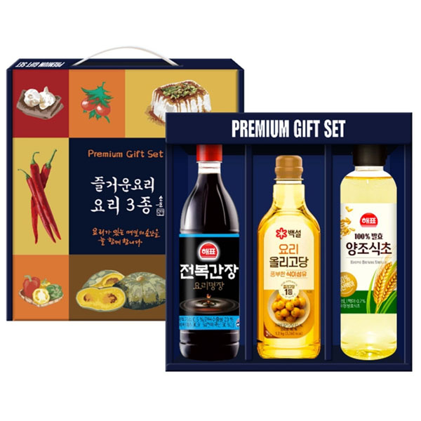 명절선물 즐거운 요리3종 B 추석 혼합선물세트 12,490원