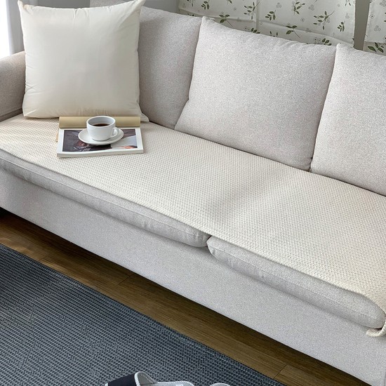 한스갤러리 모달 와플 쇼파 패드 매트 소파 커버 3인용, 현재가 41,610원