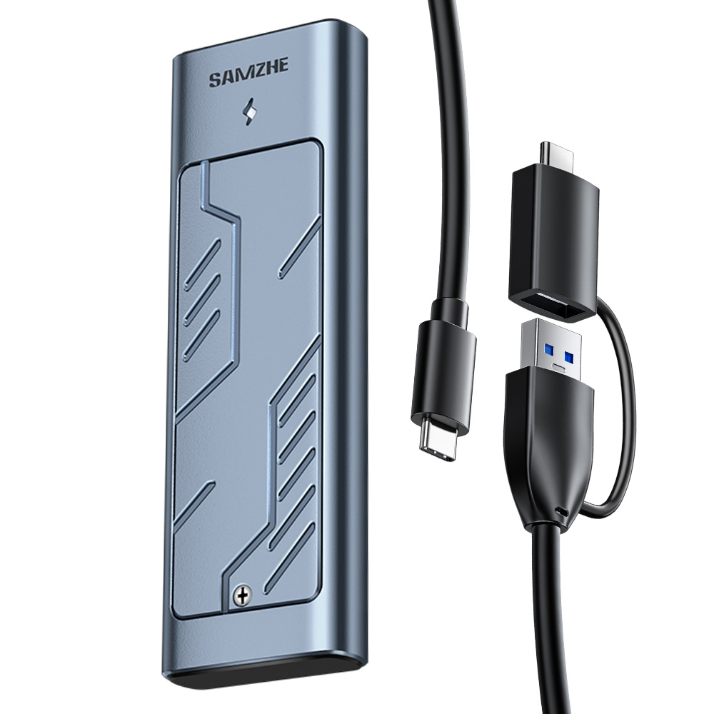 삼지 USB3.2 10Gbps M.2 NVMe SATA SSD 외장케이스, 1개, NVST42 33,400원