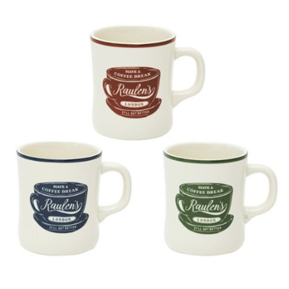 메종오브제 로렌스 런던 웨이브 머그컵 350ml x 3종 세트 212,300원