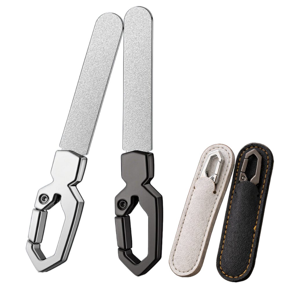 스테인리스 양면 스틸 다이아몬드 네일파일, 1개, 블랙 8,900원