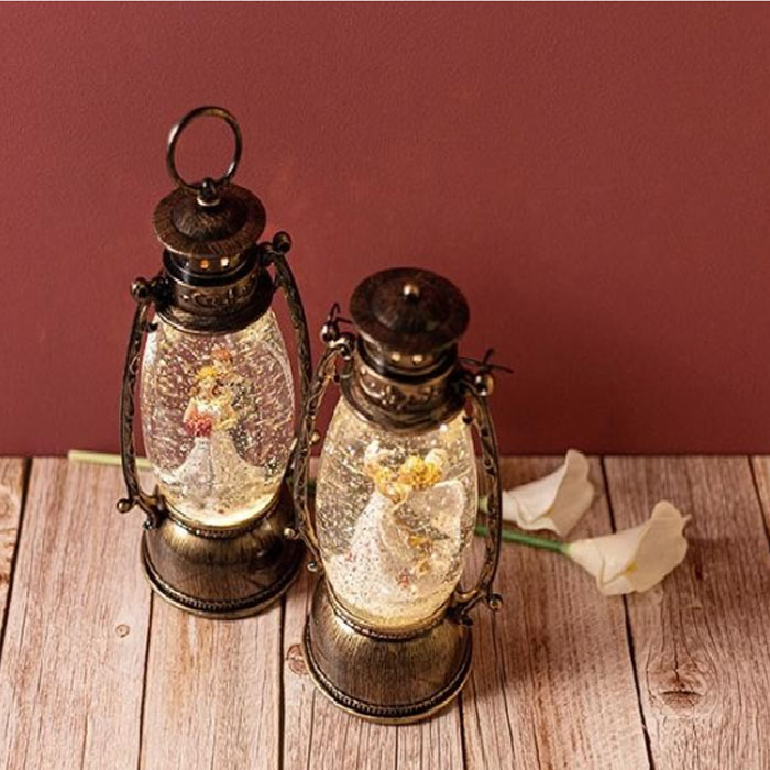 타원형 엔틱 랜턴오르골 스노우볼 워터볼 크리스마스선물 장식 조명 46,550원