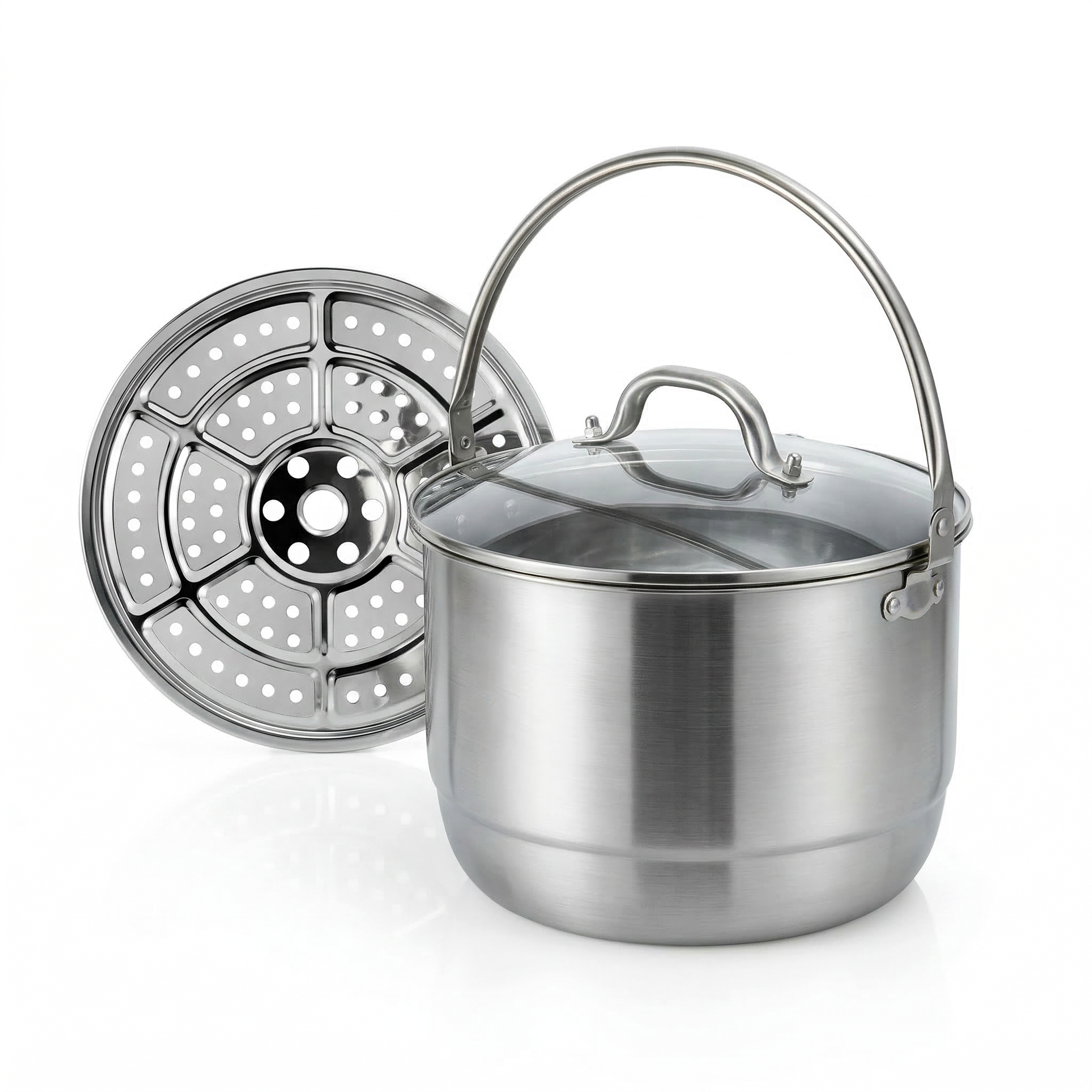 코멧 홈 다양하게 사용하는 스테인리스 미니 들통냄비 5L + 찜판 세트 14,630원