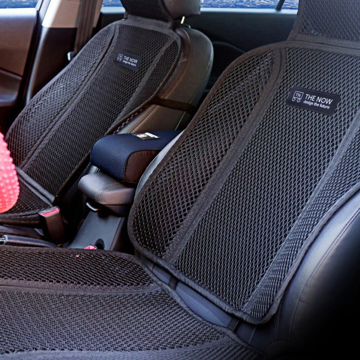 차량용 3D 여름시트커버 통풍시트, 더나우 3D쿨시트커버 블랙, 2개 49,000원