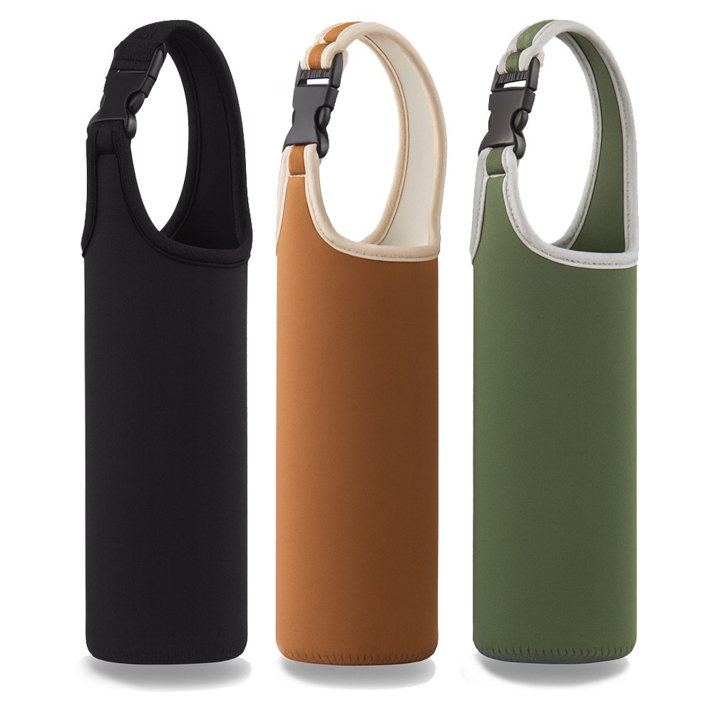 바시니아 핸디 보틀 물병 텀블러 파우치 3개세트 550ml, 1개, 11_블랙 커피 올리브그린 8,600원