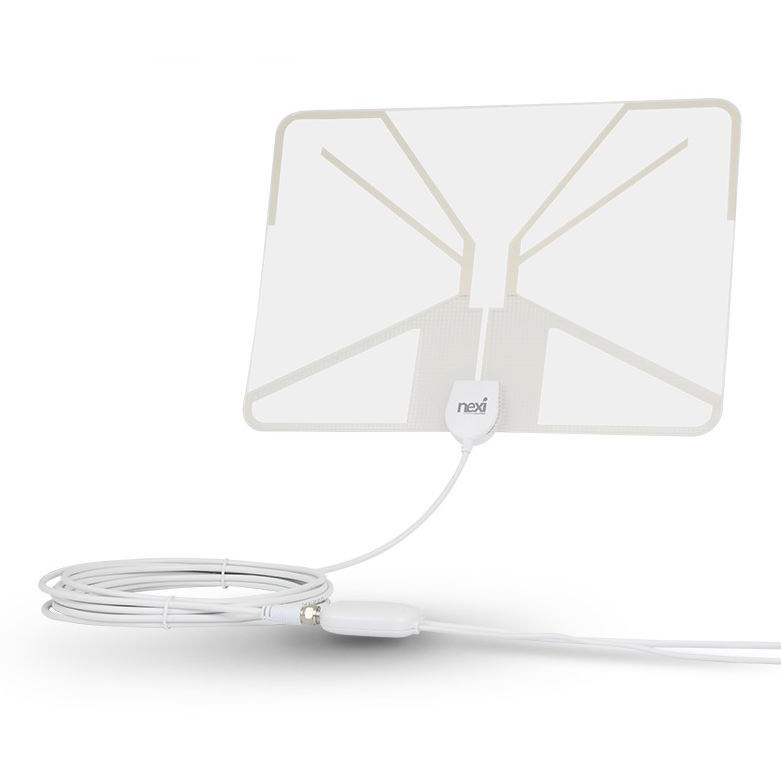 4K UHD 디지털 TV안테나 실내용 벽부착형 USB증폭 지상파 공중파 수신기 티비, 1개, 단일상품, 현재가 17,000원