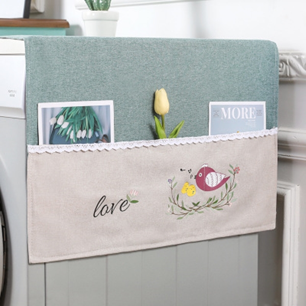 페어링 전자레인지 세탁기 냉장고 린넨 더스트 커버 전자레인지용, 버드 15,000원