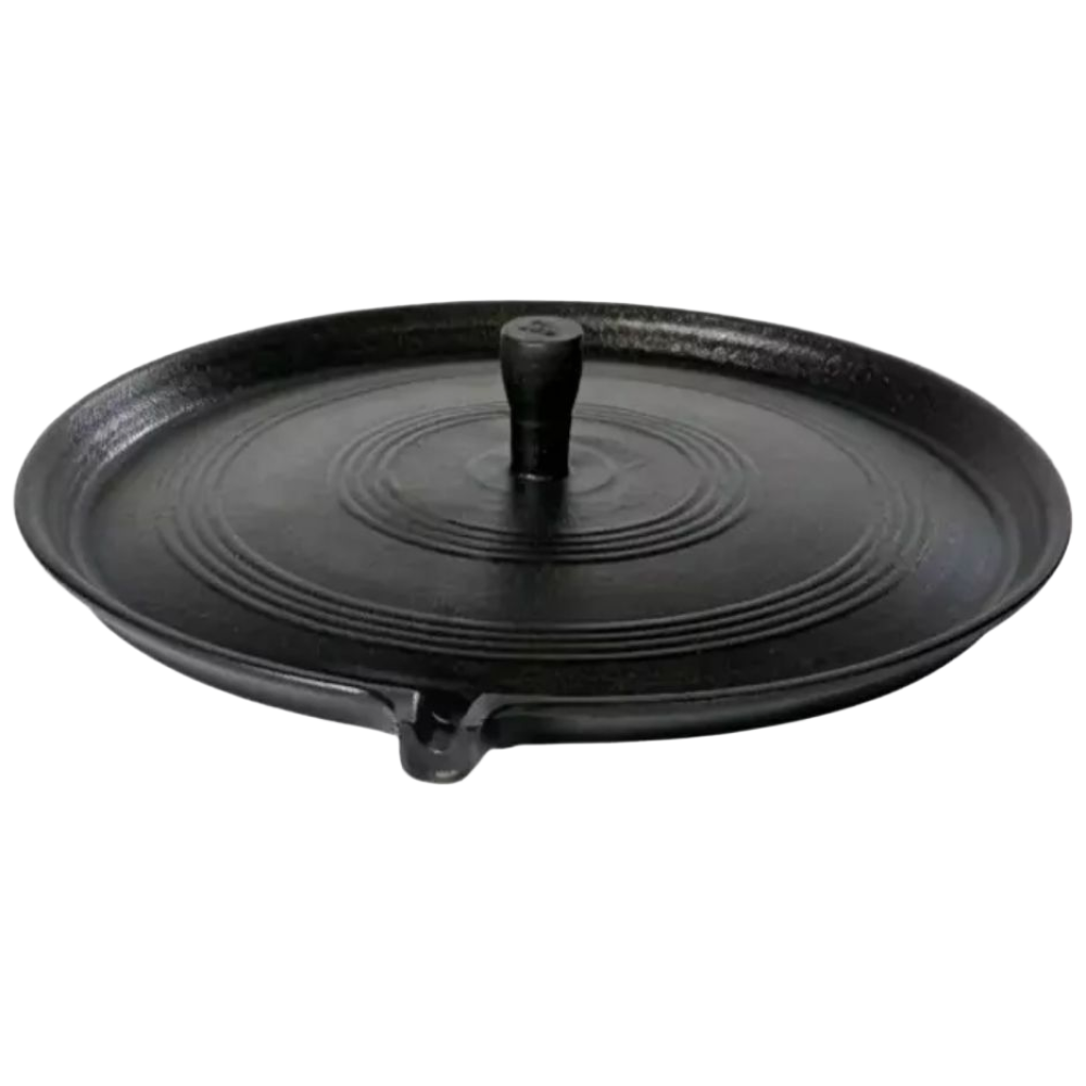 캠빌리지 주물 솥뚜껑 고기 불판 캠핑용 가정용 삼겹살 구이판 업소용 국내제작, 1개, 43cm 123,000원