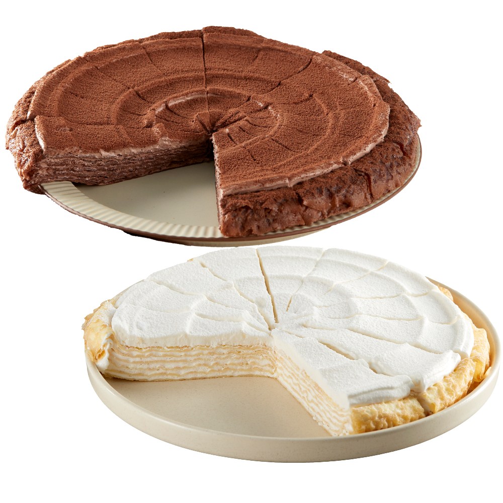 파르팜 크레이프 케이크 2종 (초코&우유), 1개, 960g 59,000원