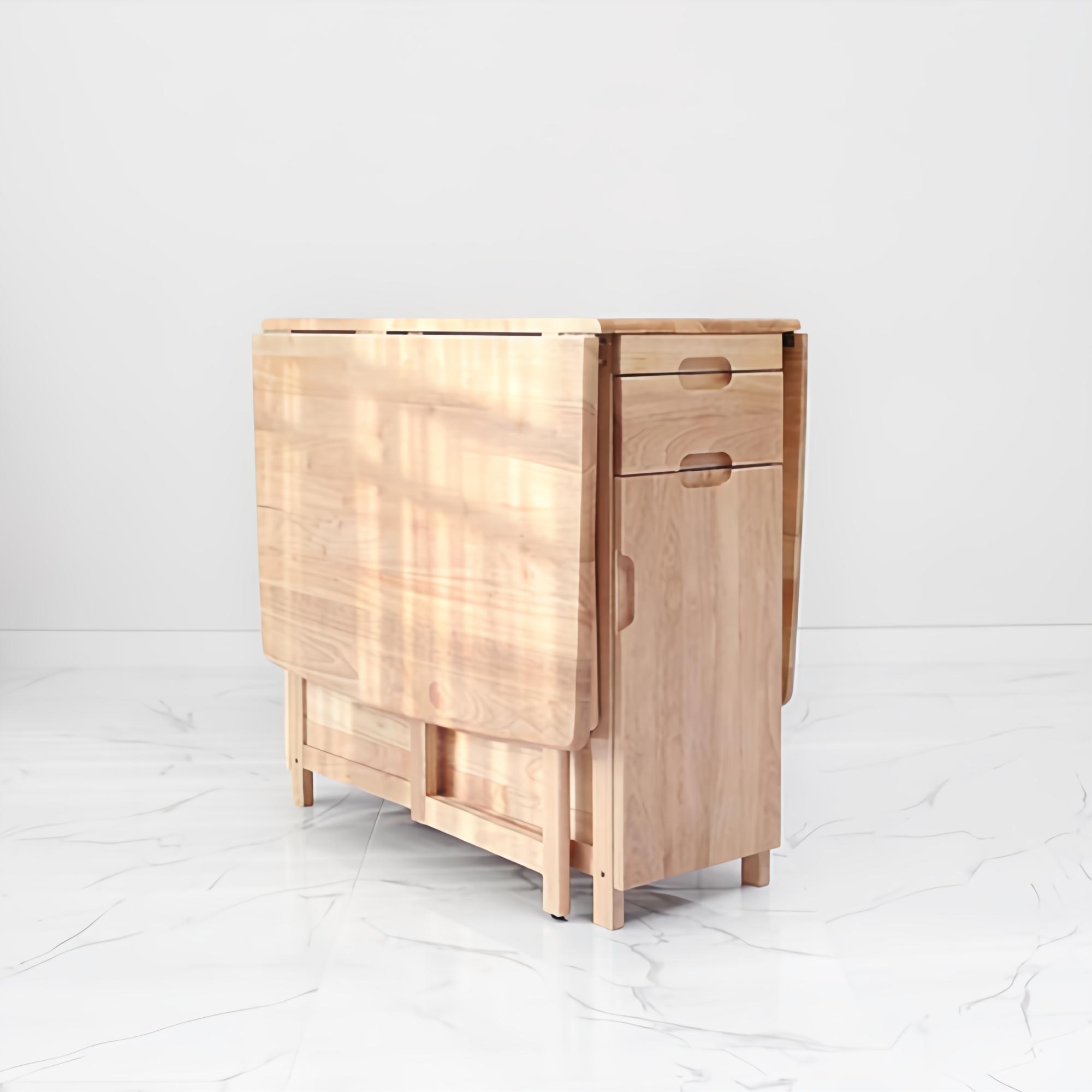 벤트리 벤느 원목 접이식 확장형 식탁 4인용 테이블 (의자 미포함) 499,000원