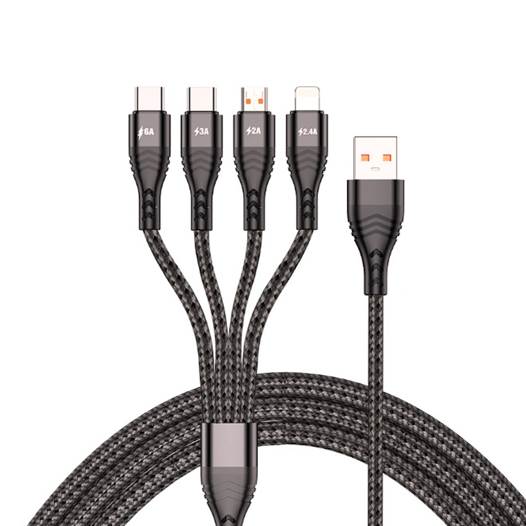 4in1 멀티 고속충전 케이블 C타입 아이폰 호환, 현재가 18,900원