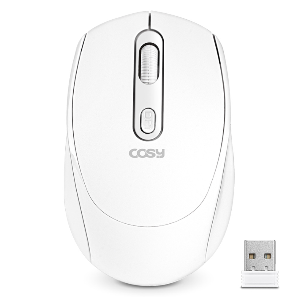 코시 C타입 충전식 듀얼 멀티 무소음 블루투스 무선 마우스, 화이트, M4141WLBT 9,500원