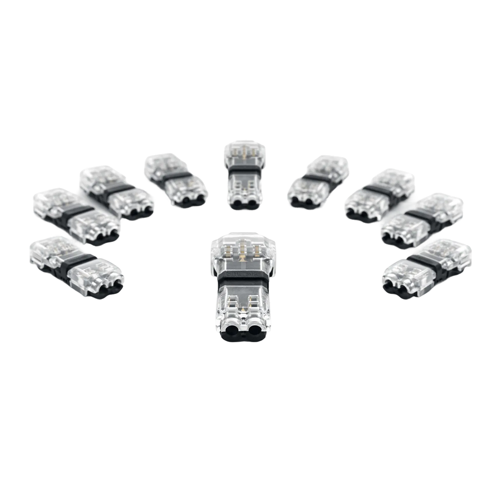 원터치 전선 연결 커넥터 T형 무피복 분기 단자 LED 배선 커넥터, 10개 10,100원