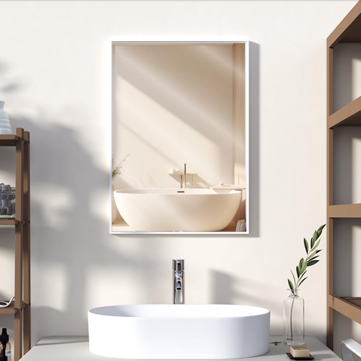 뷰티피크 사각형 화장대 강화안전유리 욕실 거울 610 x 910 mm 91,000원