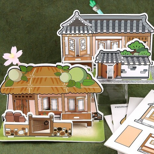 폼보드 퍼즐 다용도 전통 한옥 기와집 초가집 만들기 1,540원