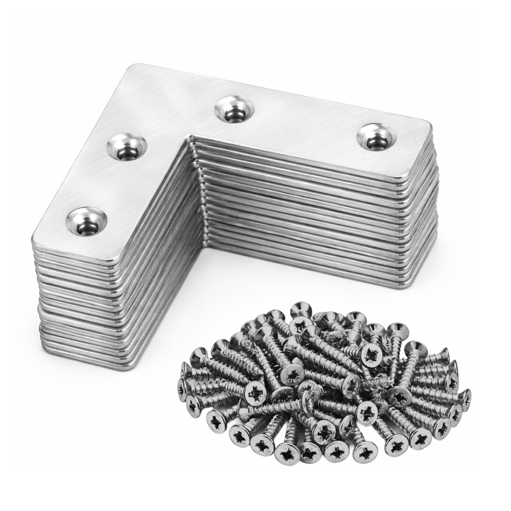 디와이툴즈 고정형 L형 직각 브라켓 90도 가구 보강용 꺾쇠 나사포함 8,900원