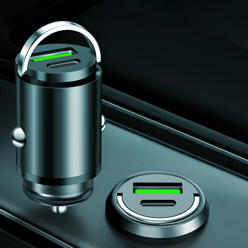 YAFAN 미니 스텔스 듀얼 고속 차량용 충전기, 현재가 7,110원