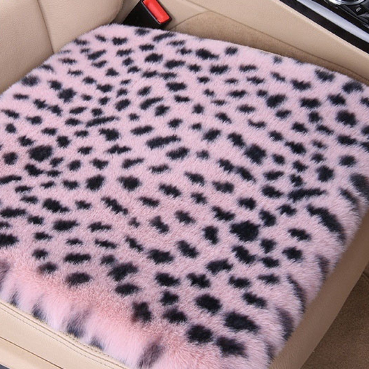 스타일닥터 겨울 자동차방석 범용 호피 무늬 뽀글이 따뜻하개 자동차 시트커버 3종 세트 12,800원