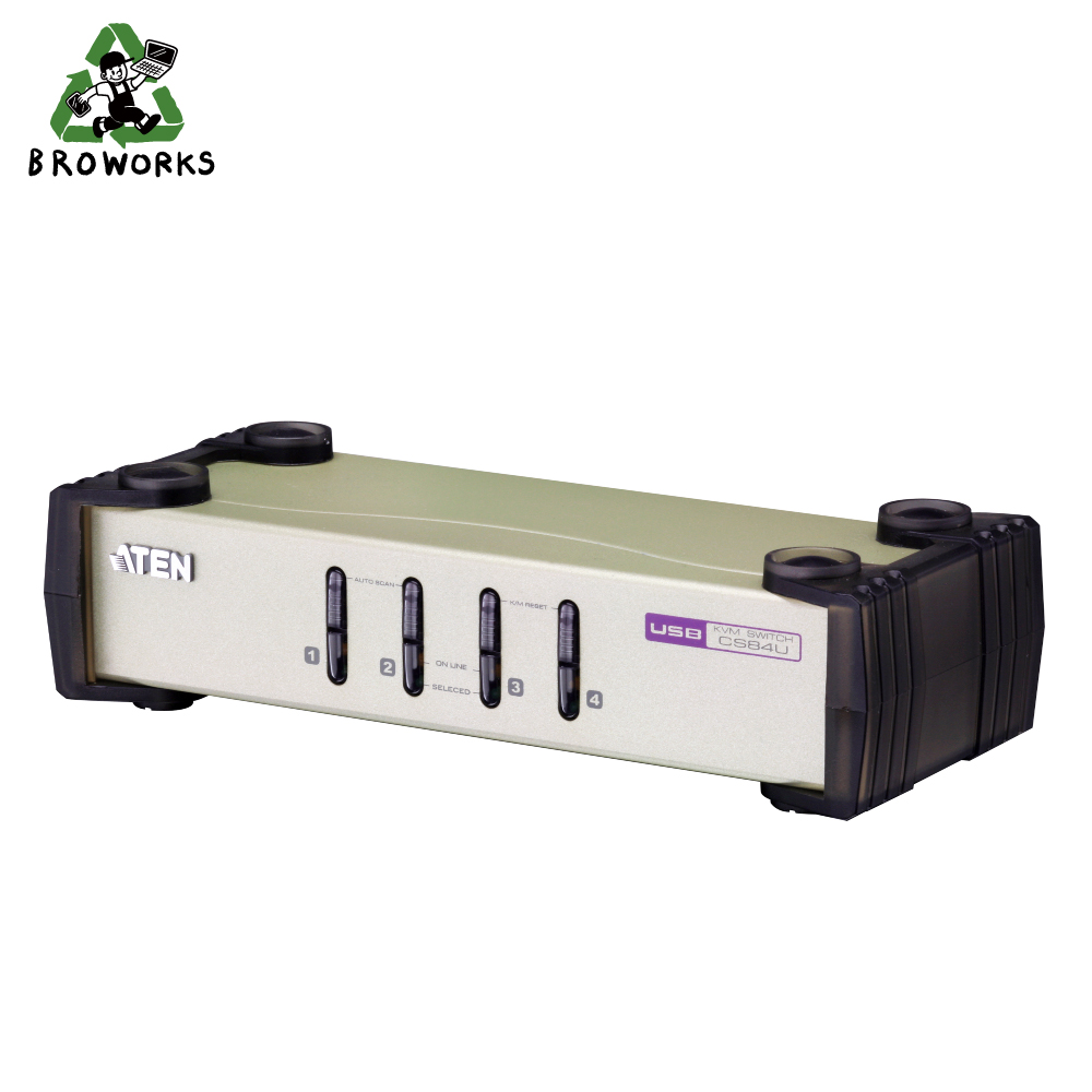 ATEN 에이텐 CS84U KVM스위치 4:1 PS2 USB 케이블포함 190,000원