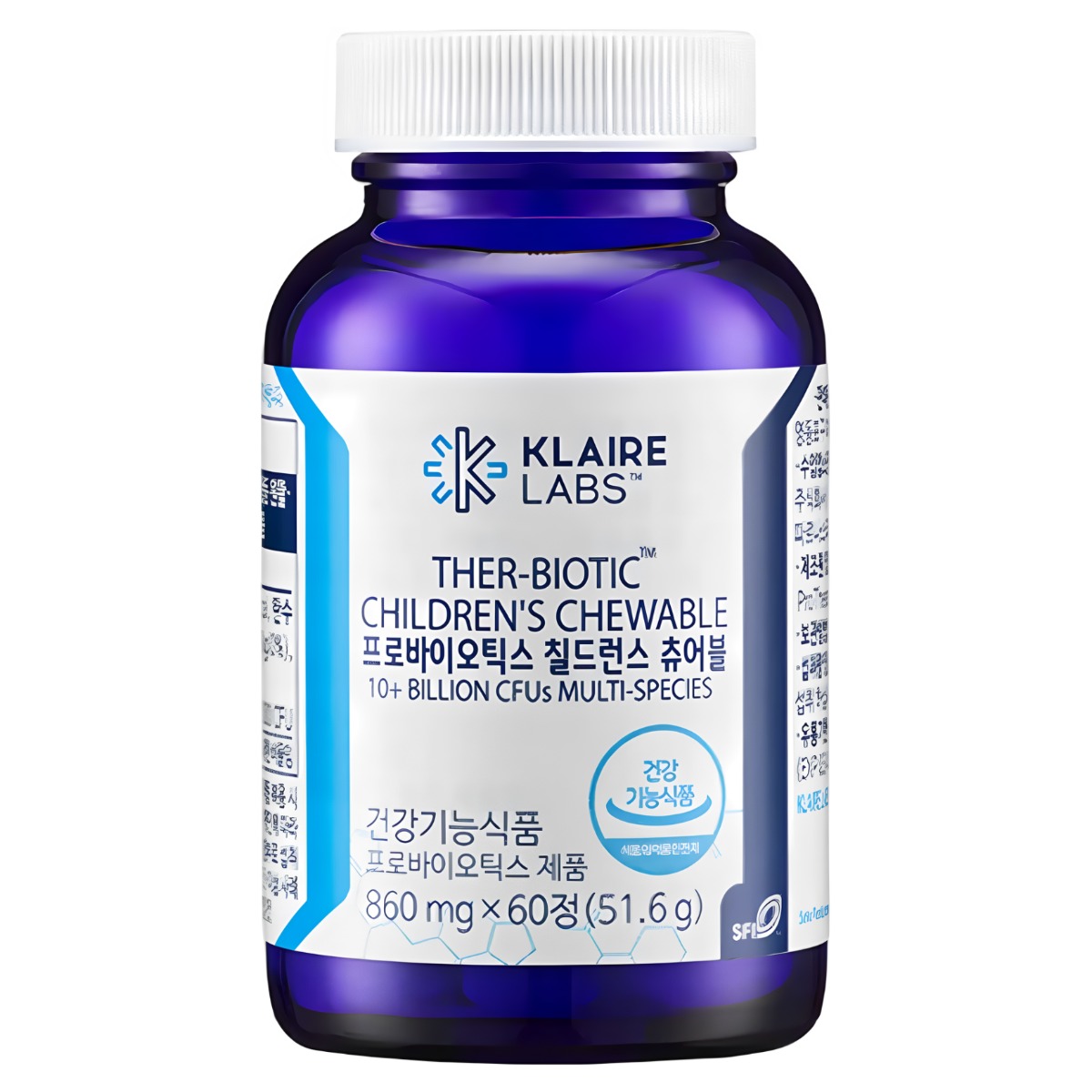 냉장배송 클레어랩스 닥터피엔티 프로바이오틱스 컴플리트 캡슐 칠드런 츄어블 60정, 60정, 1개 35,600원