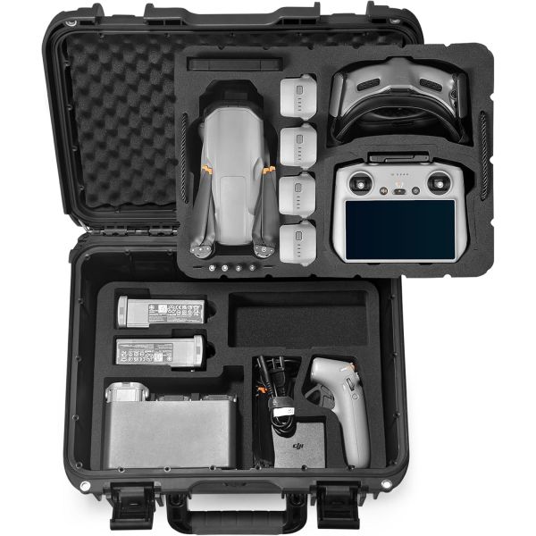 방수 하드 케이스 DJI Air 3S/3 Fly More 콤보 RC Pro 2/RC N3/N2 고글 3/2/Integra Motion 3/2 및 액세서리케이스만 USA 281,100원